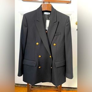 A.L.C pinstripe boyfriend blazer size 4 NWT